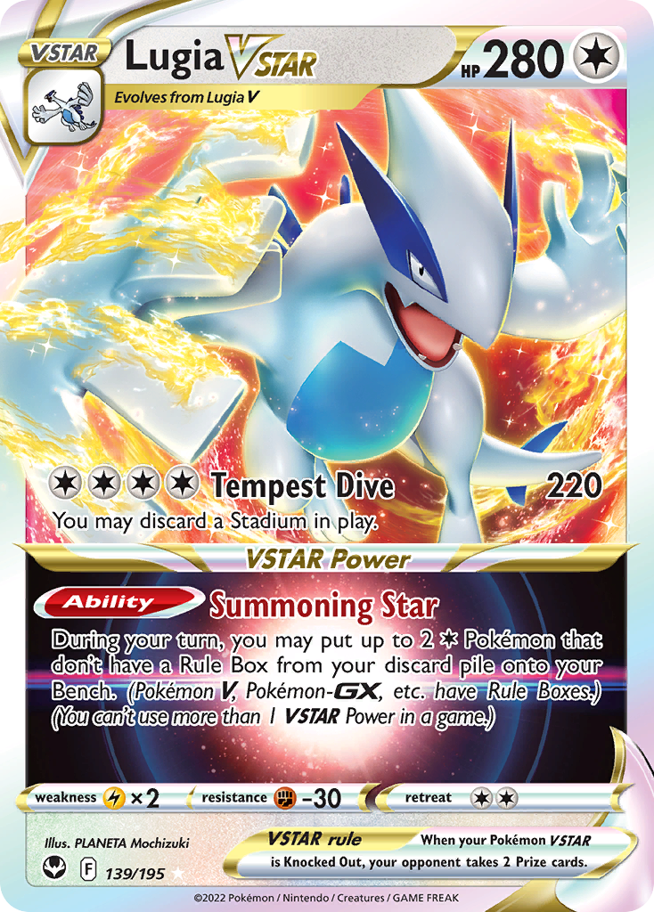 Lugia VSTAR Silver Tempest Pokemon Card