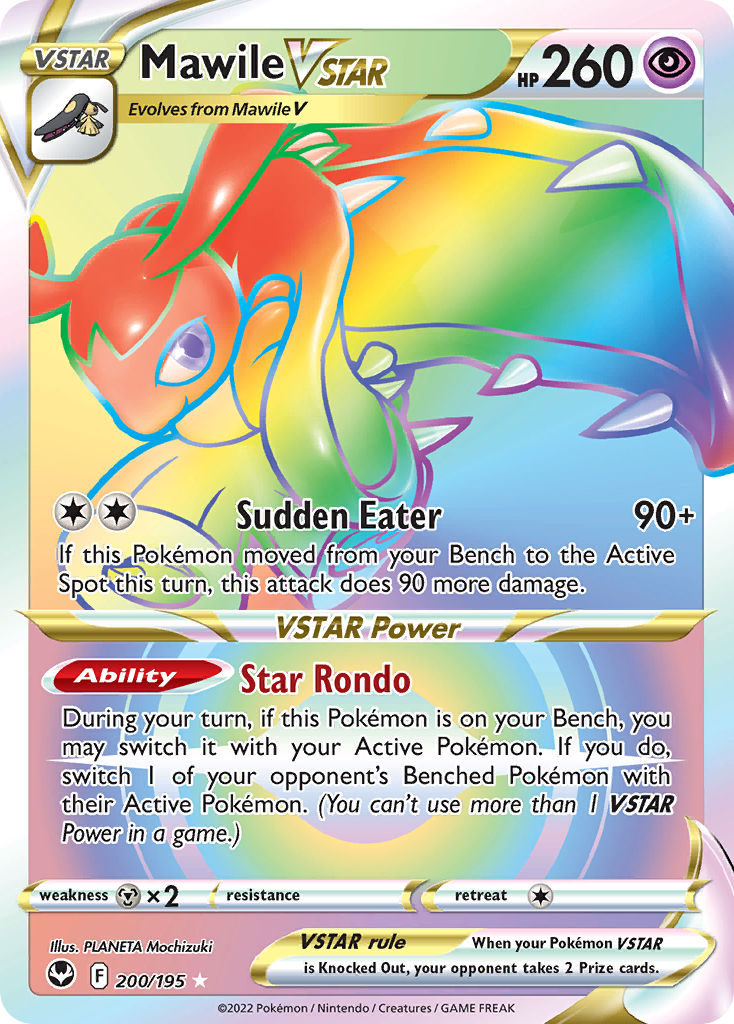 Mawile VSTAR Silver Tempest Pokemon Card