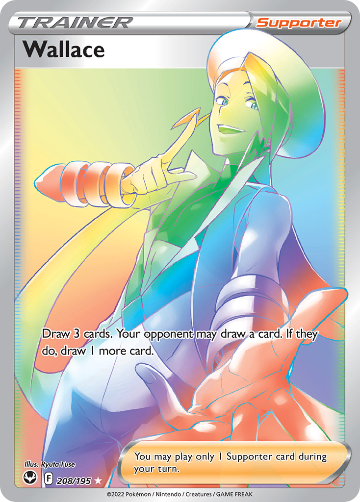 Wallace Silver Tempest Pokemon Card