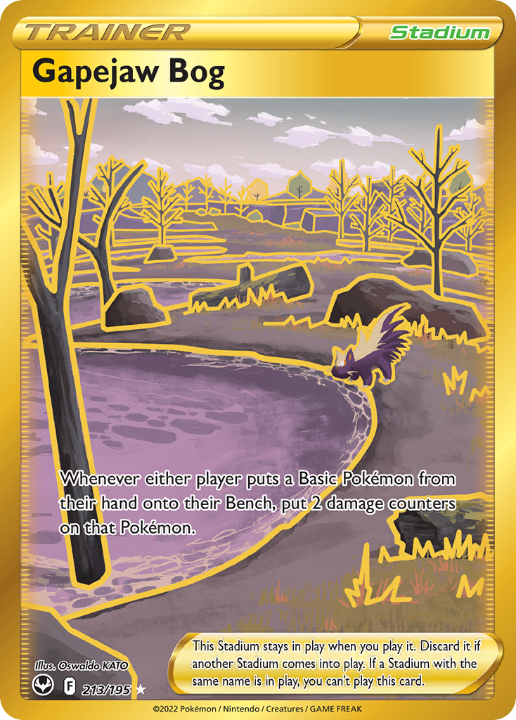 Gapejaw Bog Silver Tempest Pokemon Card