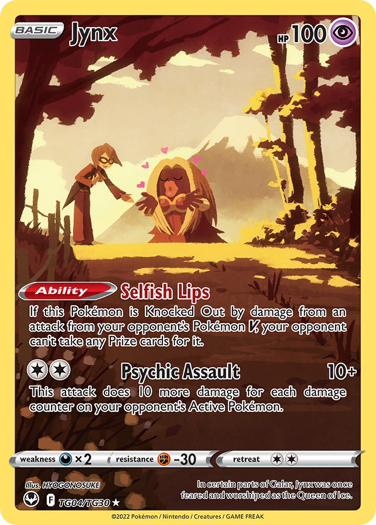 Jynx Silver Tempest Pokemon Card