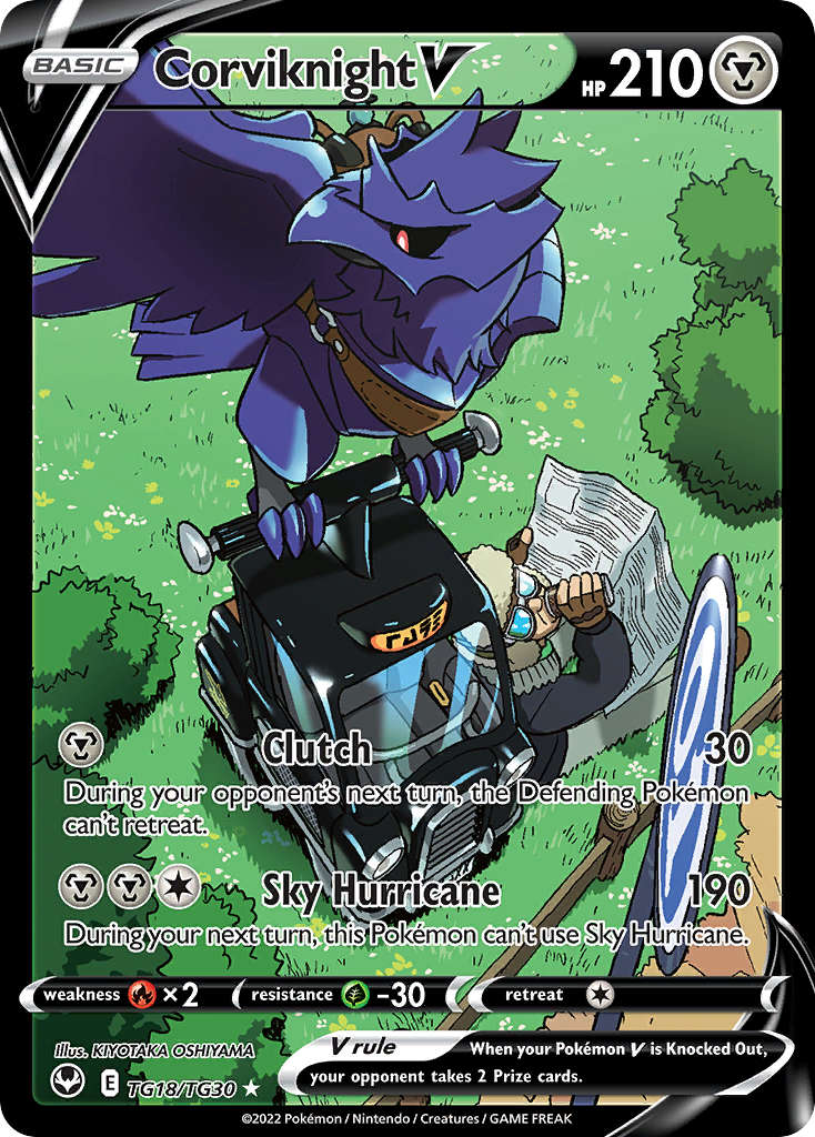 Corviknight V Silver Tempest Pokemon Card