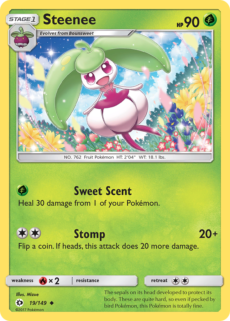 Steenee Pokemon Card
