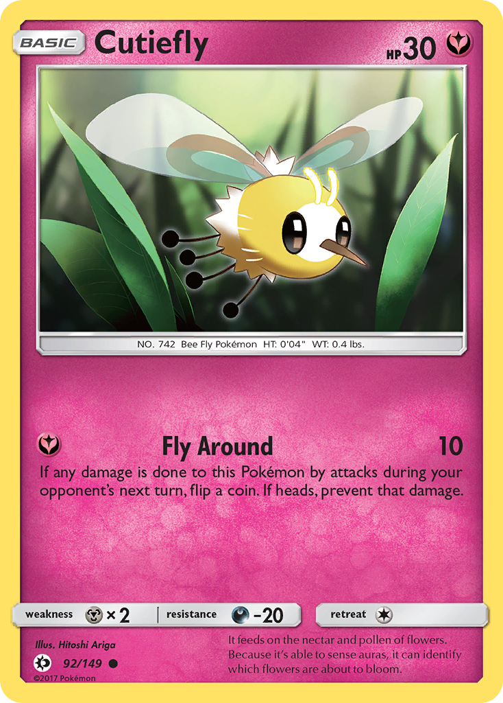 Cutiefly Pokemon Card