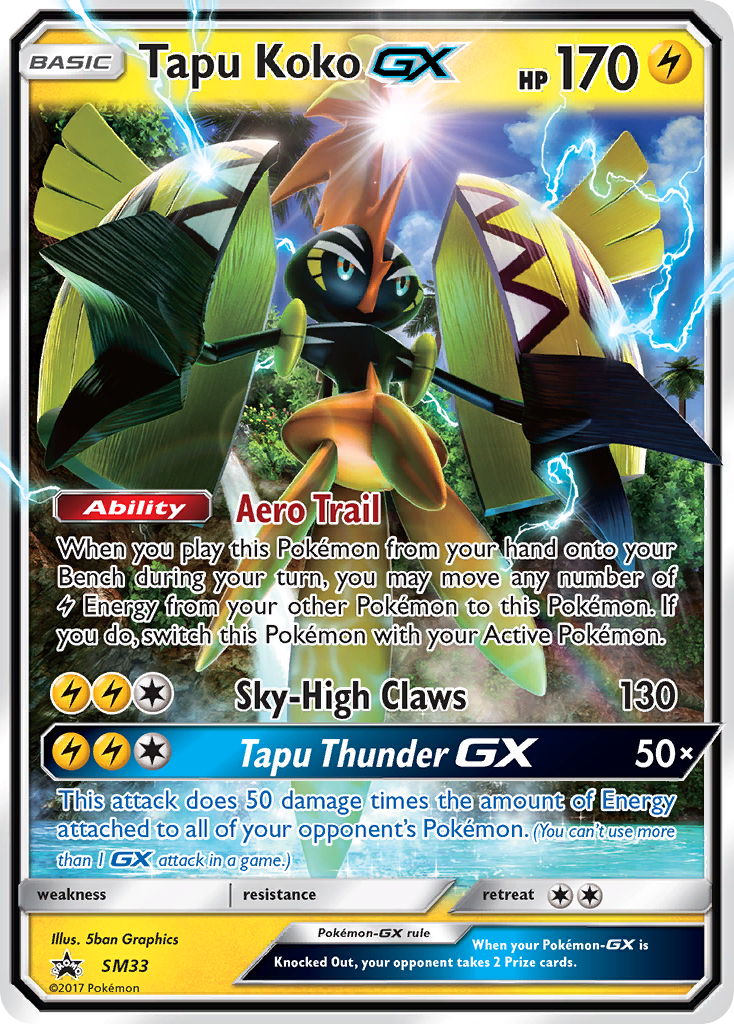 Pokémon TCG: Island Guardians Tin with Tapu Koko-GX