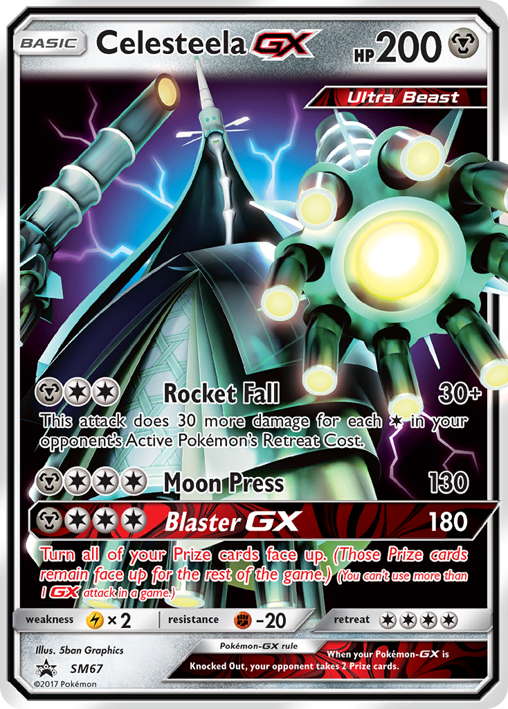 Pokémon Card = Xurkitree GX SM68 = Ultra Beast = MINT = Black Star