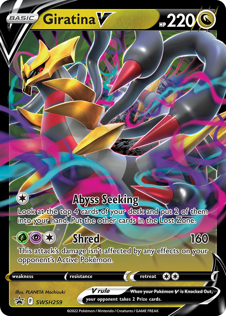 Giratina V SWSH Black Star Promos Pokemon Card