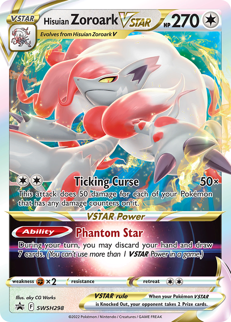 Hisuian Zoroark VSTAR SWSH Black Star Promos Pokemon Card