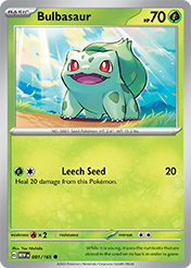 Bulbasaur Pokemon 151 Card List