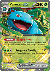 Venusaur EX Pokemon 151 Card List