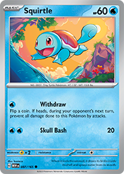 Squirtle Pokemon 151 Card List