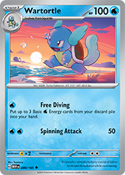 Wartortle Pokemon 151 Card List