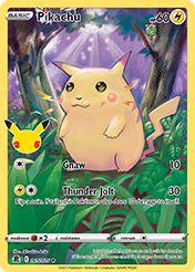Pikachu Celebrations Card List