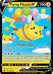 Flying Pikachu V Celebrations Card List