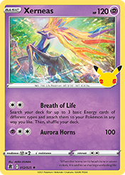 Xerneas Celebrations Card List