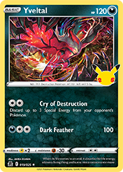 Yveltal Celebrations Card List