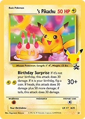 Card image - ___________'s Pikachu - 8 from Celebrations - Classic Collection