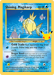 Shining Magikarp Celebrations - Classic Collection Card List