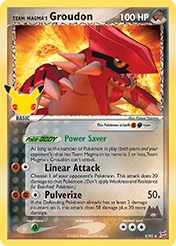 Team Magma's Groudon Celebrations - Classic Collection Card List