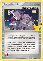 Rocket's Admin Celebrations - Classic Collection Pokemon Card