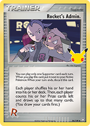 Rocket's Admin Celebrations - Classic Collection Card List