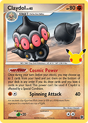 Claydol Celebrations - Classic Collection Card List