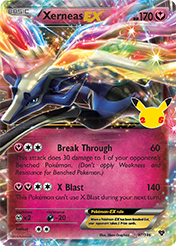 Xerneas EX Celebrations - Classic Collection Pokemon Card