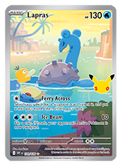 Lapras 30th Celebration Card List