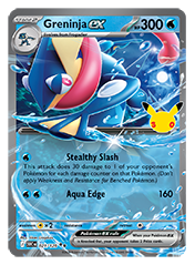 Greninja EX 30th Celebration Card List