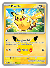 Pikachu 30th Celebration Card List