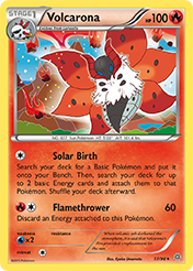 Volcarona Ancient Origins Pokemon Card