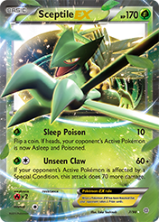 Sceptile-EX Ancient Origins Card List