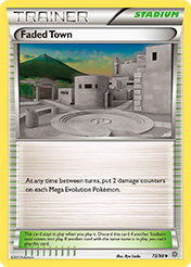 Faded Town Ancient Origins Pokemon Card