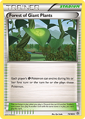 Forest of Giant Plants Ancient Origins Pokemon Card