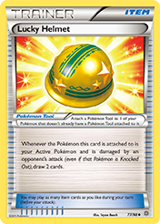 Lucky Helmet Ancient Origins Pokemon Card