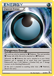 Dangerous Energy Ancient Origins Pokemon Card