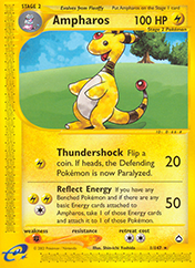 Ampharos Aquapolis Pokemon Card