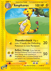 Ampharos Aquapolis Card List