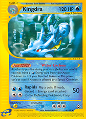 Kingdra Aquapolis Pokemon Card