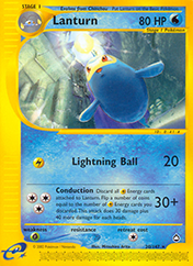 Lanturn Aquapolis Pokemon Card