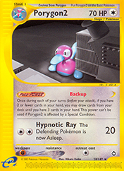 Porygon2 Aquapolis Pokemon Card