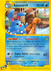 Azumarill Aquapolis Card List