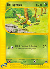 Bellsprout Aquapolis Pokemon Card