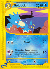 Golduck Aquapolis Pokemon Card