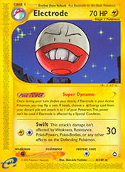 Electrode Aquapolis Card List