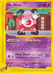 Mr. Mime Aquapolis Pokemon Card