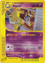 Hypno Aquapolis Pokemon Card