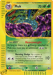 Muk Aquapolis Pokemon Card