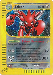 Scizor Aquapolis Pokemon Card