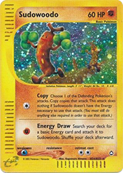 Sudowoodo Aquapolis Pokemon Card